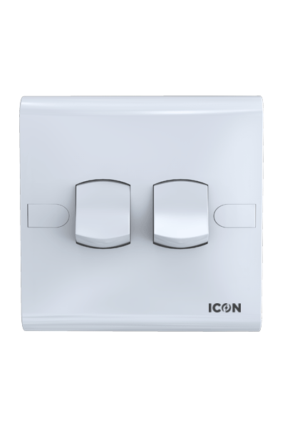Mega Deal ICON CLASSIC TWO GANG TWO WAY SWITCH