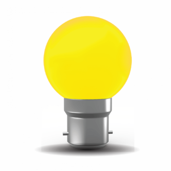 ROOTS Yellow Round 0.5 Watt Bulb B22 (Pin)