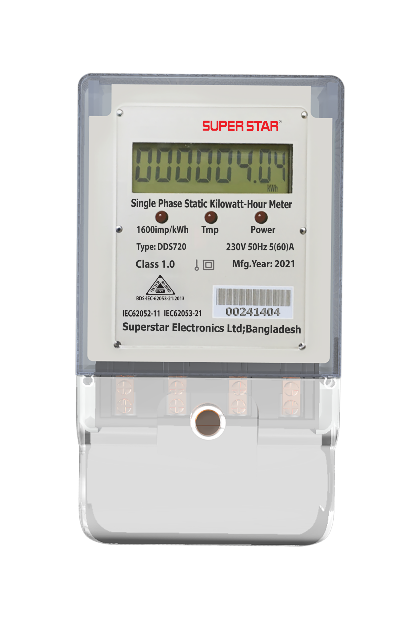 One Phase Postpaid Energy Meter (Sub Meter)