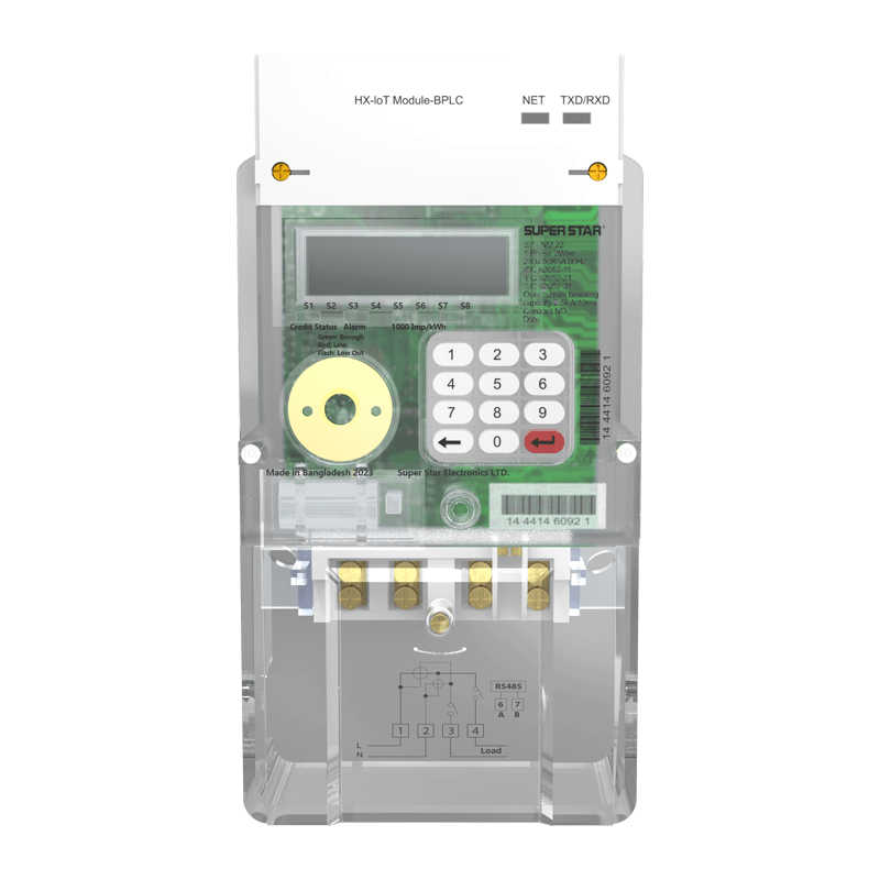 Super Star Single Phase Smart Pre-Payment Meter